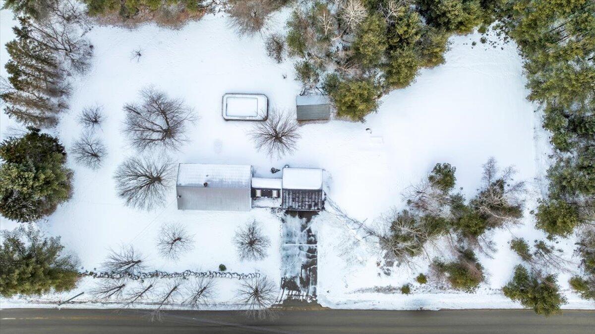 385 Line Road Leeds, ME 04263 - Photo 28 of 31 Drone Overhead 2