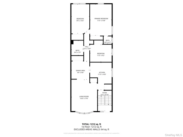 a picture of a bench in front of door