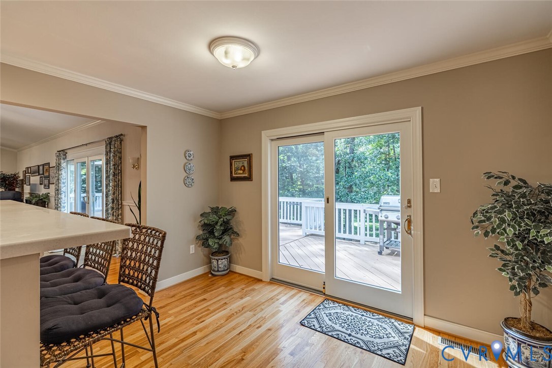 959 Manakin Road Midlothian, VA 23113 - Photo 15 of 50 Access to the deck from the kitchen