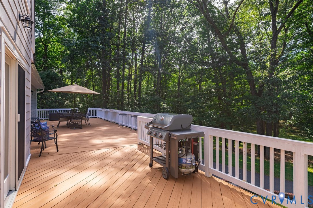 959 Manakin Road Midlothian, VA 23113 - Photo 36 of 50 Large deck overlooking the back yard