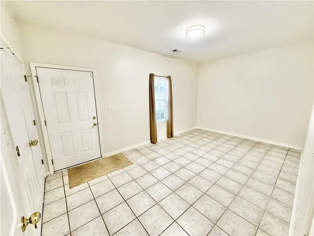 a view of an empty room