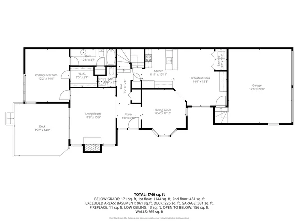 a picture of a floor plan