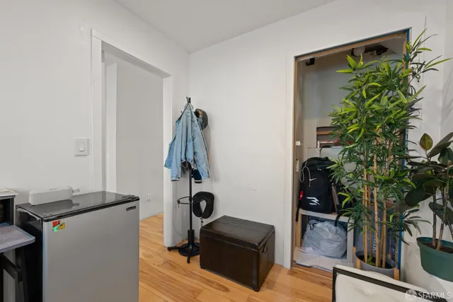 a view of storage and utility room