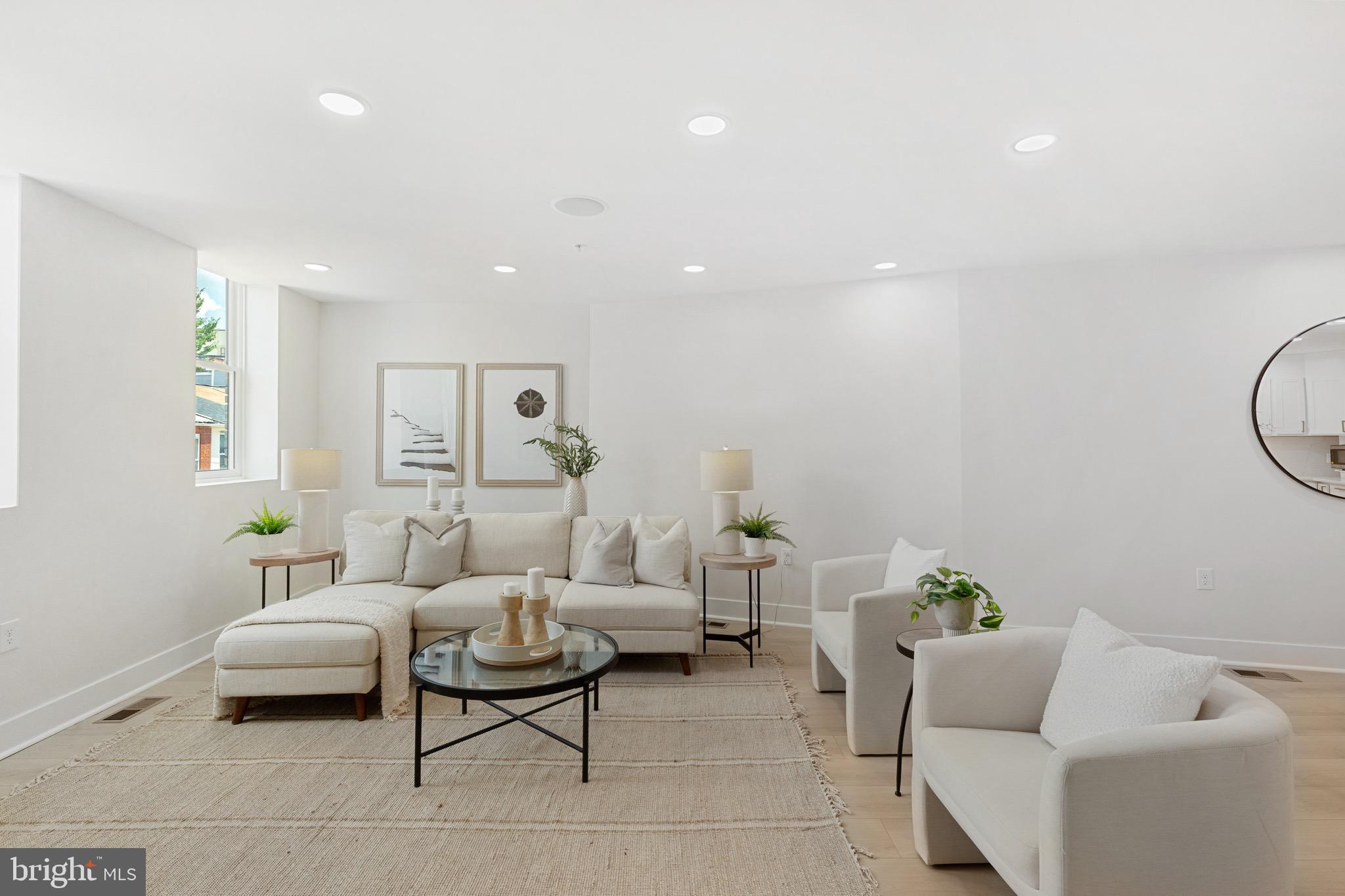 1601 Portugal Street Baltimore, MD 21231 - Photo 8 of 45 a living room with furniture and a potted plant