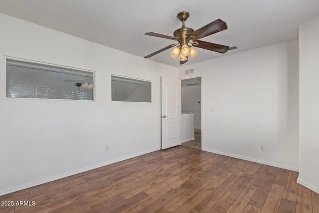 wooden floor in an empty room