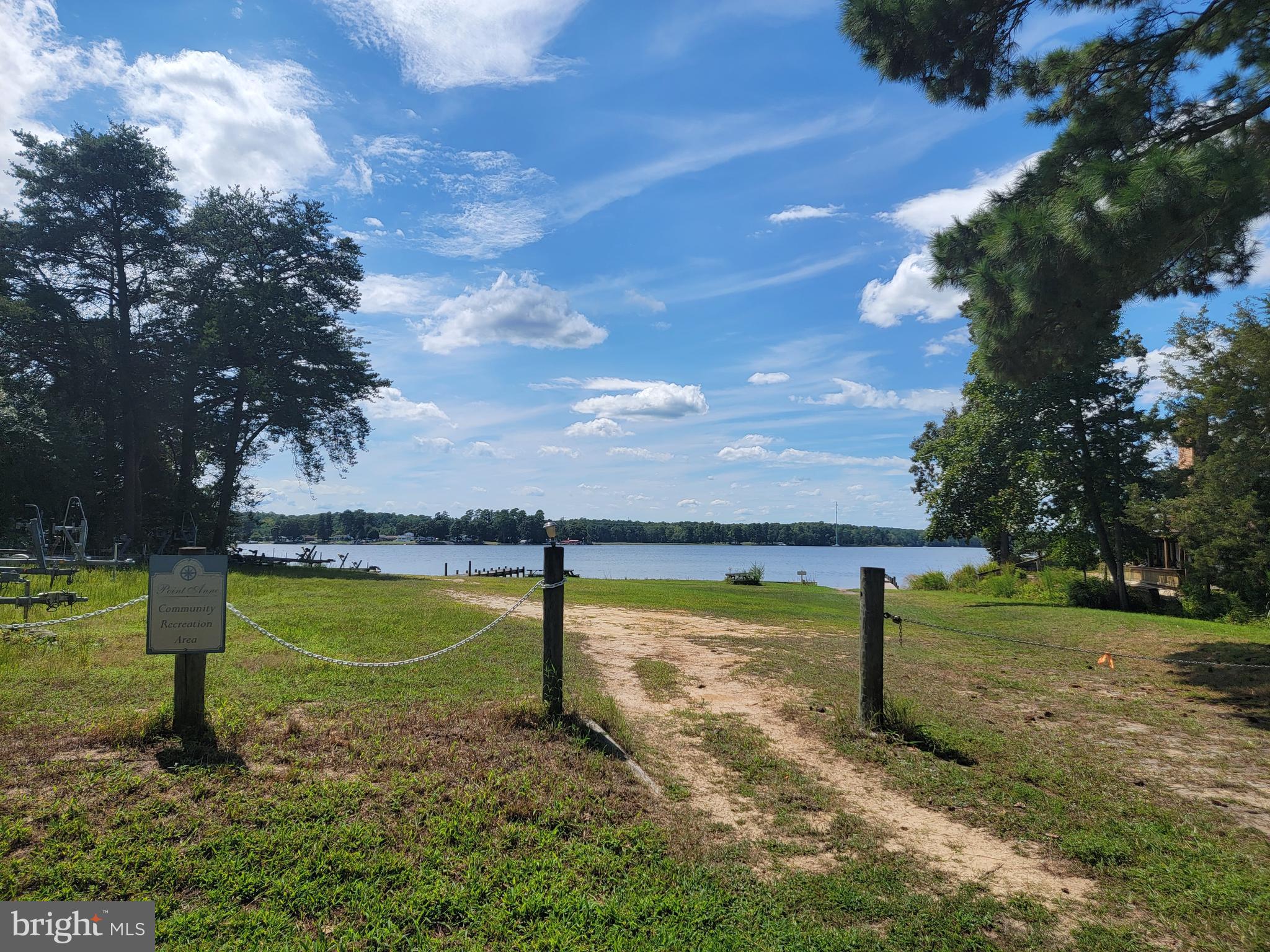 0 Point Anne Drive Hartfield, VA 23071 - Photo 4 of 4 a view of a yard with a slide