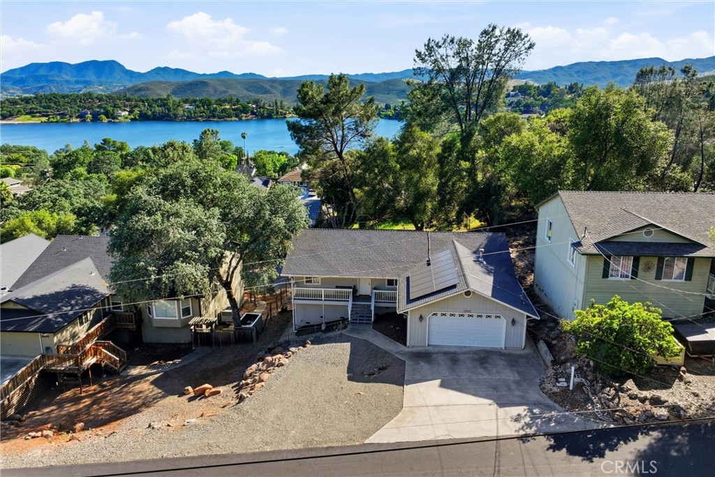 18685 Oak Grove Road Hidden Valley Lake, CA 95467 - Photo 39 of 52 an aerial view of a house with outdoor space and lake view