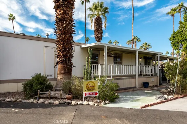 a view of a house with a patio