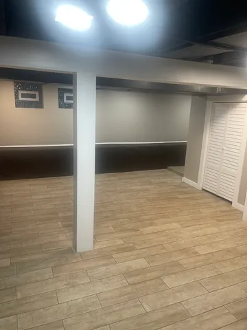 a view of wooden floor