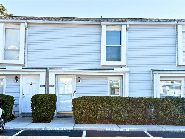 front view of a house and a window