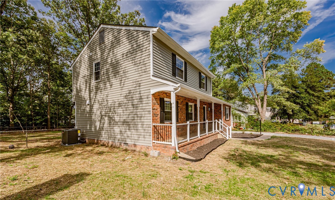 9514 Riddle Road Chesterfield, VA 23832 - Photo 3 of 50 View of home's exterior with covered porch, crawl