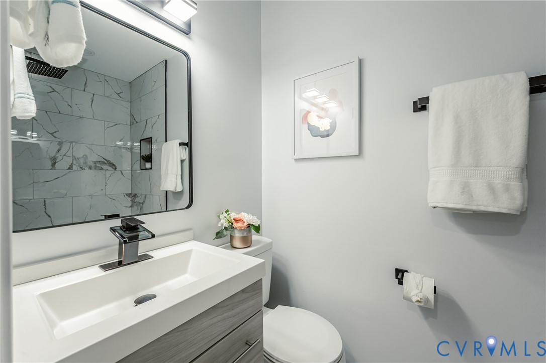 9514 Riddle Road Chesterfield, VA 23832 - Photo 30 of 50 inlaw Full bathroom with vanity and a tile shower