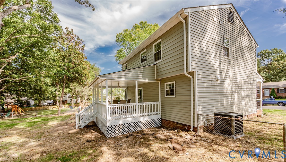 9514 Riddle Road Chesterfield, VA 23832 - Photo 47 of 50 Rear view of house