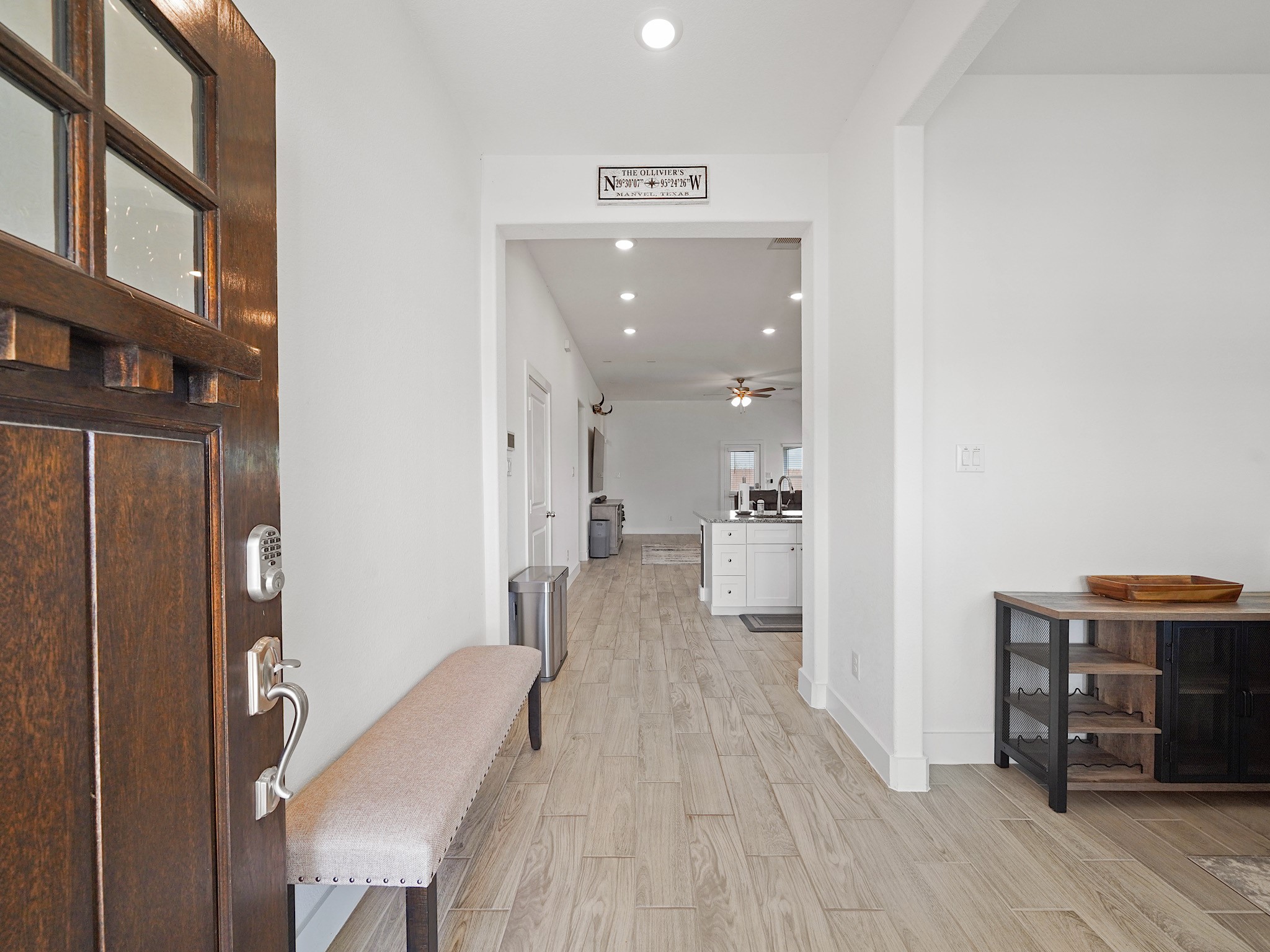 9 Alyssa Palms Drive Manvel, TX 77578 - Photo 2 of 30 a dining room with furniture and wooden floor