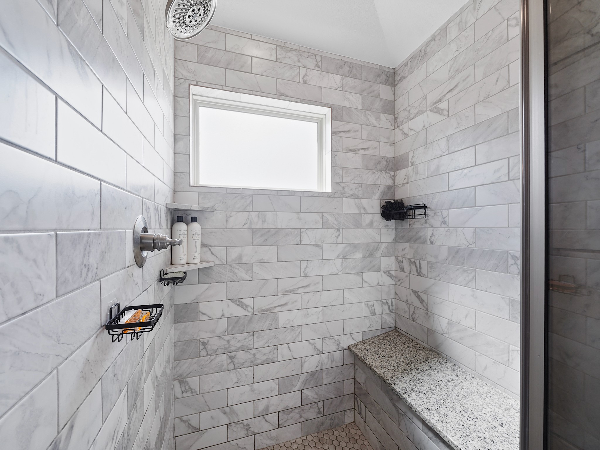 9 Alyssa Palms Drive Manvel, TX 77578 - Photo 23 of 30 a bathroom with a granite countertop shower