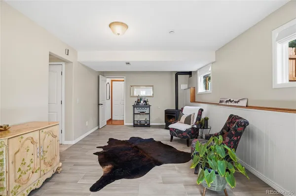 a bedroom with furniture and a couch