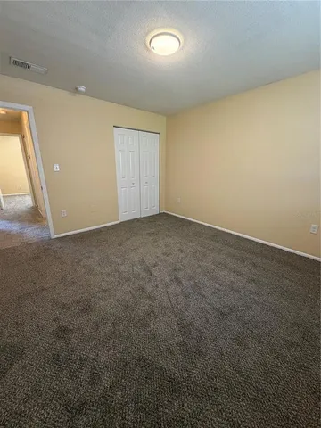 an empty room with a natural light