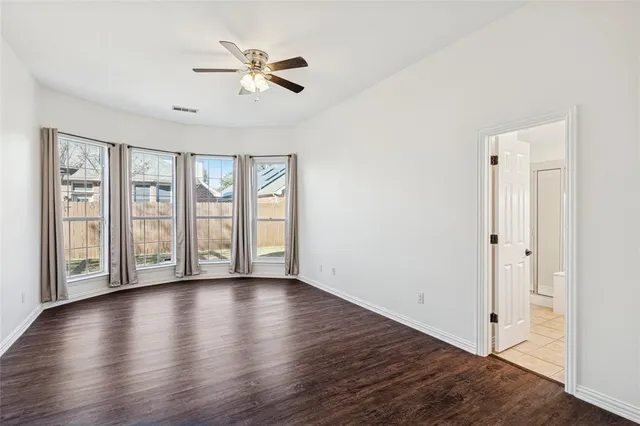 wooden floor in an empty room