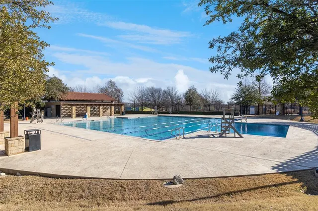 a view of a lake with houses