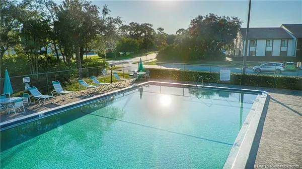a view of a lake with a house