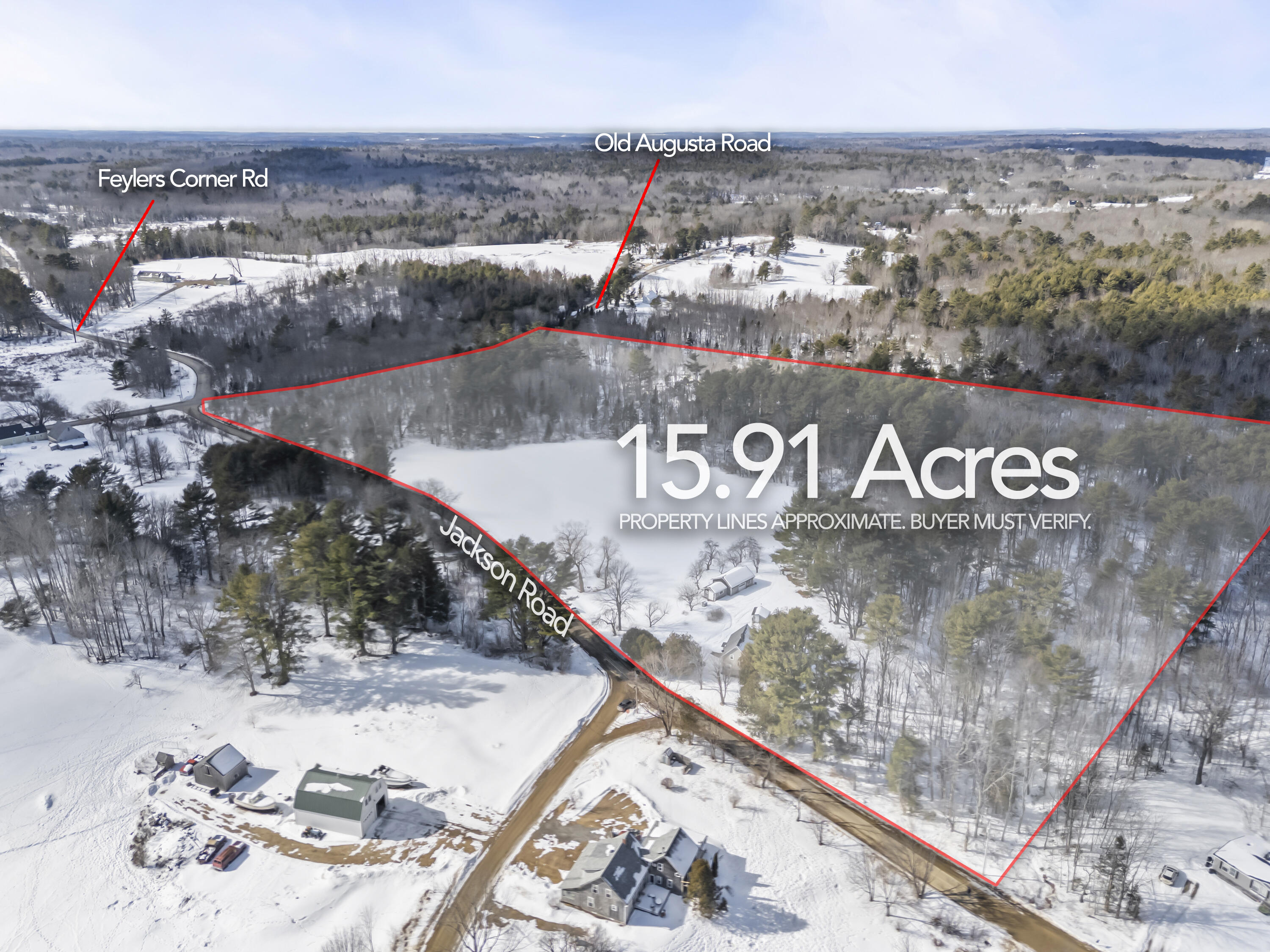 110 Jackson Road Waldoboro, ME 04572 - Photo 4 of 83 110 Jackson Rd_176 Property Lines