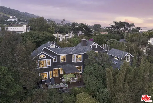 a aerial view of a house