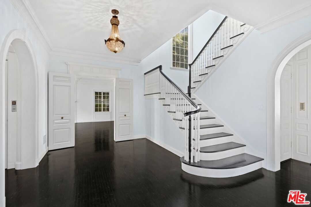 1910 Outpost Drive Los Angeles, CA 90068 - Photo 3 of 27 a view of entryway and hall with wooden floor