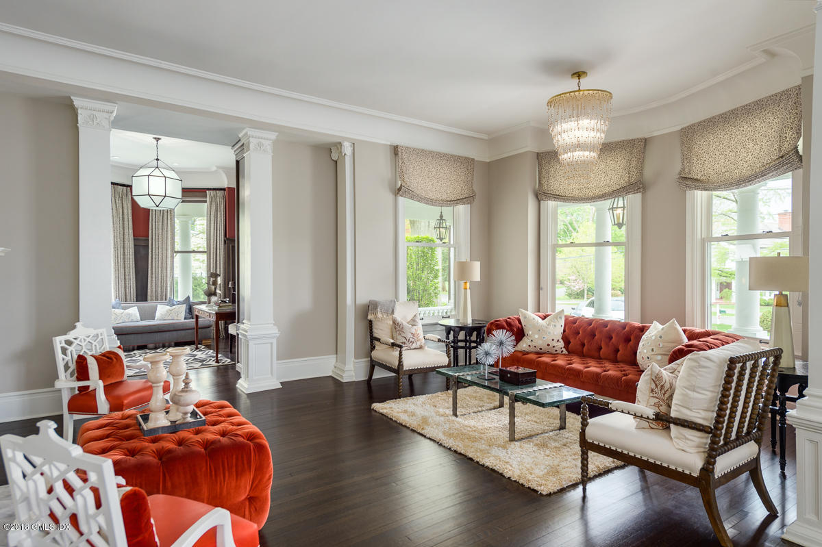 30 Club Road Riverside, CT 06878 - Photo 12 of 53 a living room with furniture and a large window