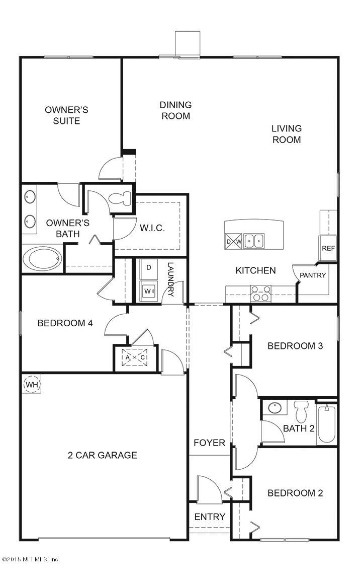 45136 Dutton Way Callahan, FL 32011 - Photo 7 of 7 1862Cali_Floorplan_Web