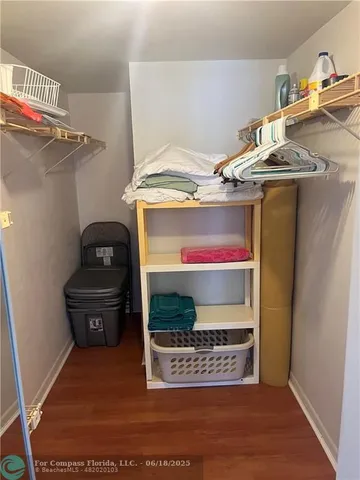 a view of storage and utility room