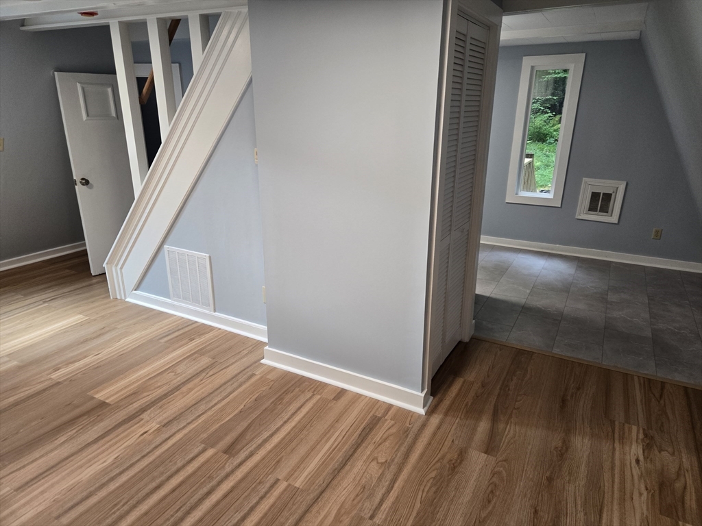 121 Amherst Road Pelham, MA 01002 - Photo 6 of 31 wooden floor in a hall with an entryway