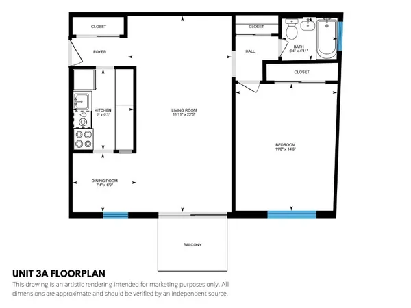 $619,000 | 123 Sewall Avenue, Unit 3A, Brookline, MA 02446