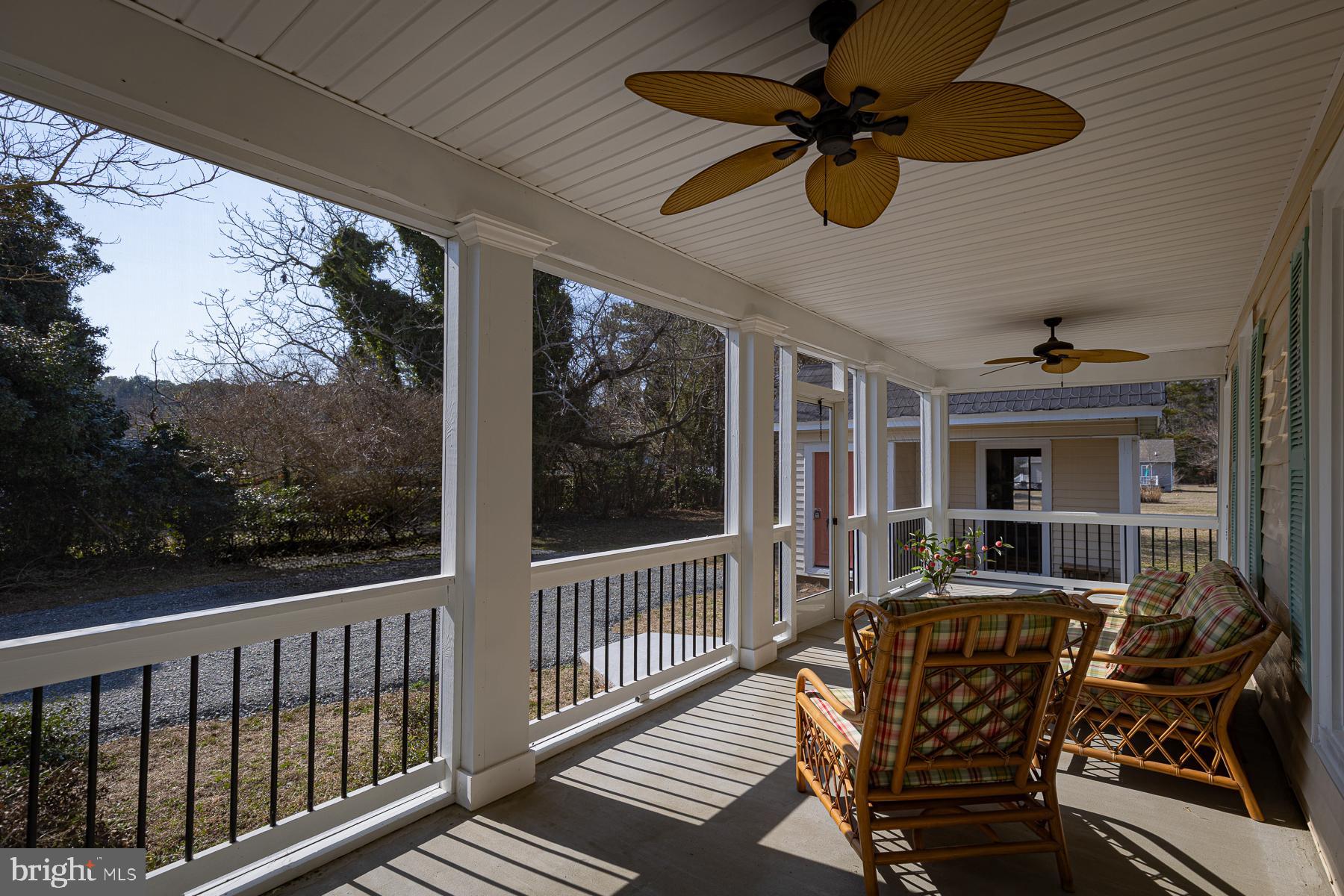 296 Beach Road White Stone, VA 22578 - Photo 39 of 51 a view of a balcony with furniture