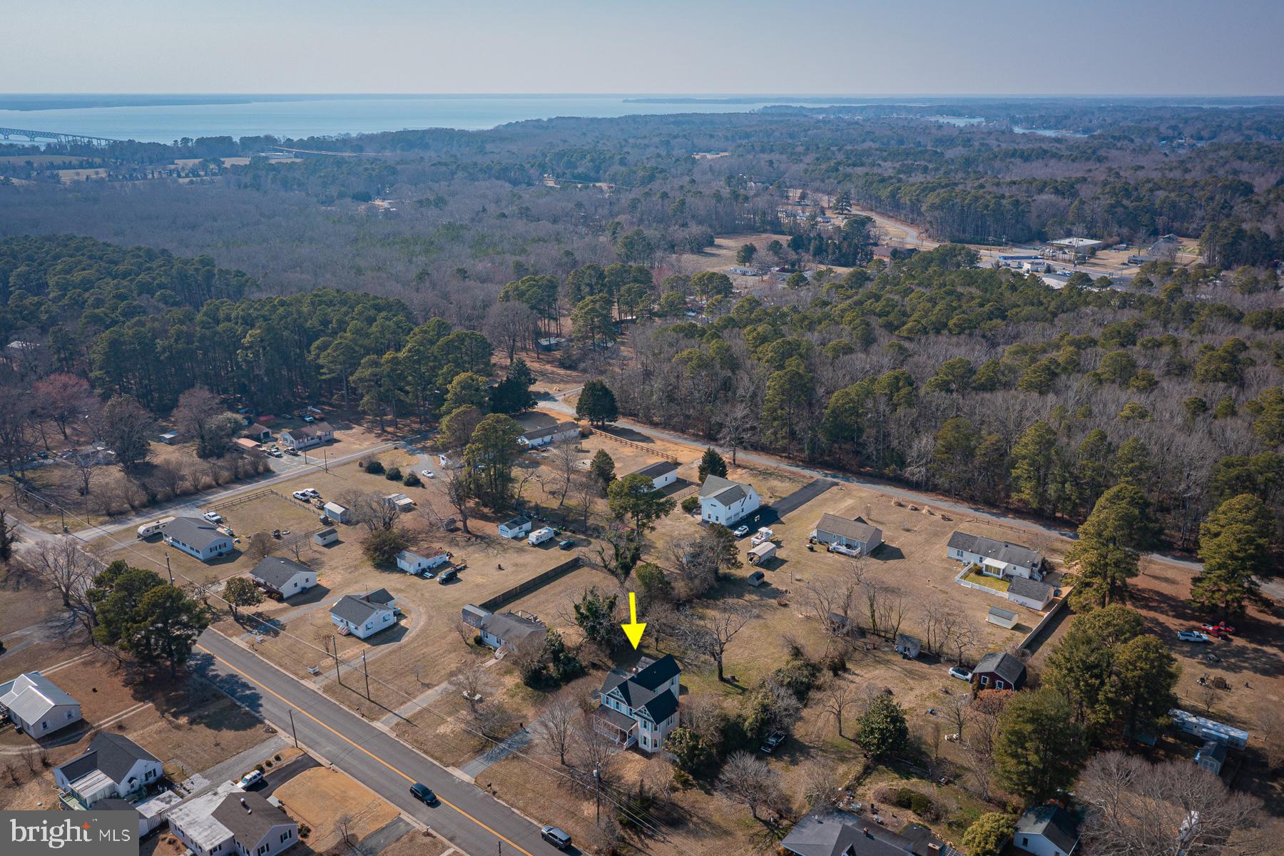 296 Beach Road White Stone, VA 22578 - Photo 48 of 51 an aerial view of multiple house