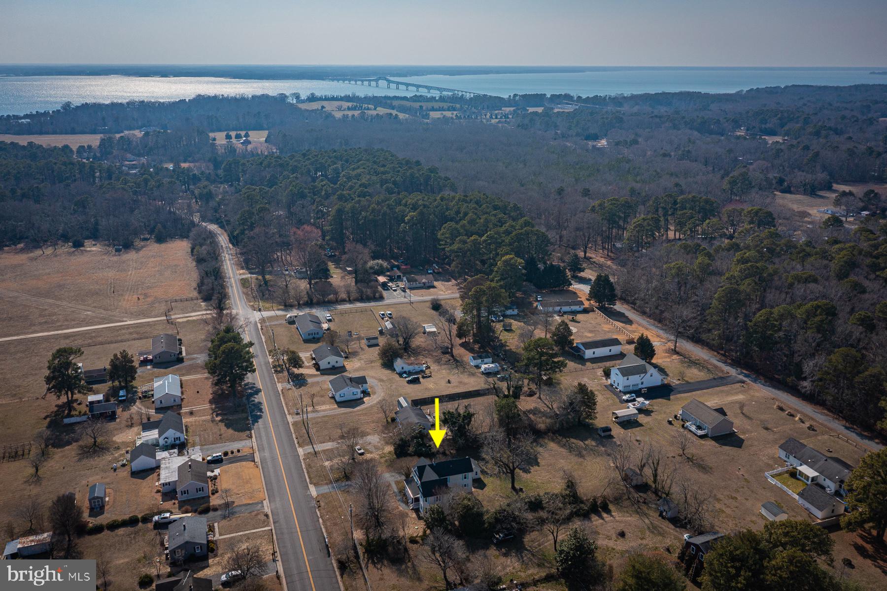 296 Beach Road White Stone, VA 22578 - Photo 49 of 51 an aerial view of multiple house