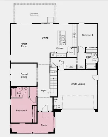 a picture of a floor plan
