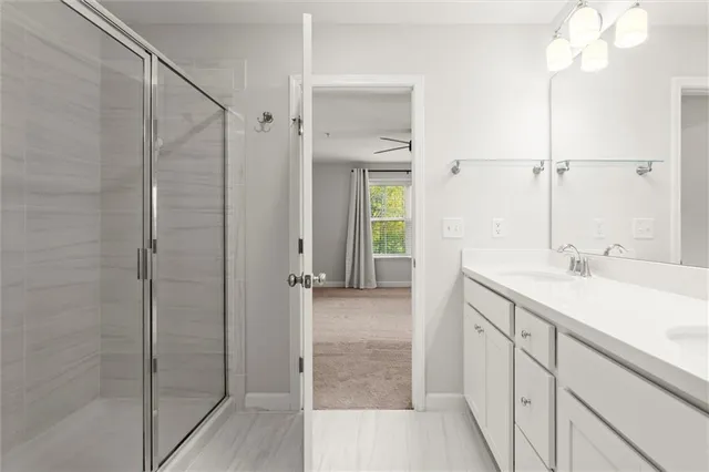 a view of a small space