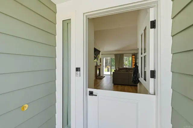 a view of a living room