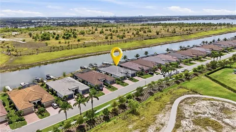 a view of an ocean and a city