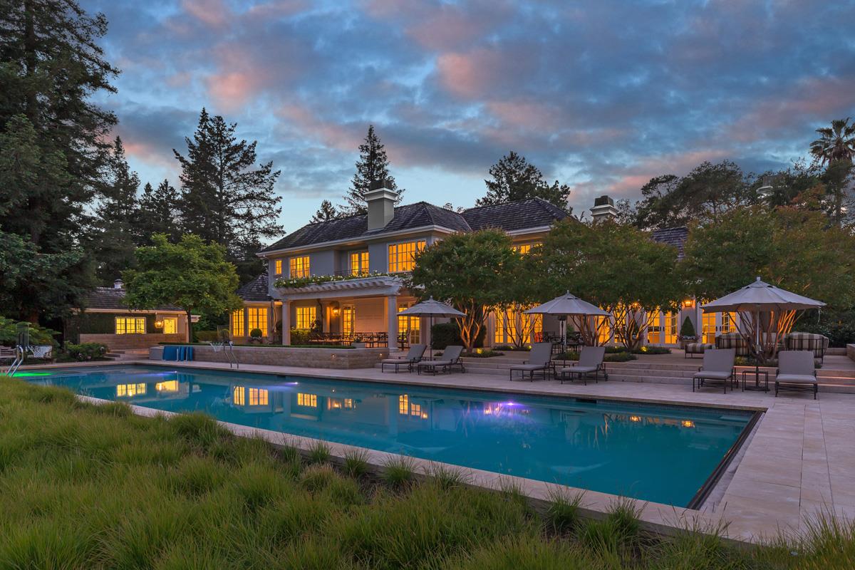 87 Patricia Drive Atherton, CA 94027 - Photo 1 of 41 a front view of a house with yard and entertaining space