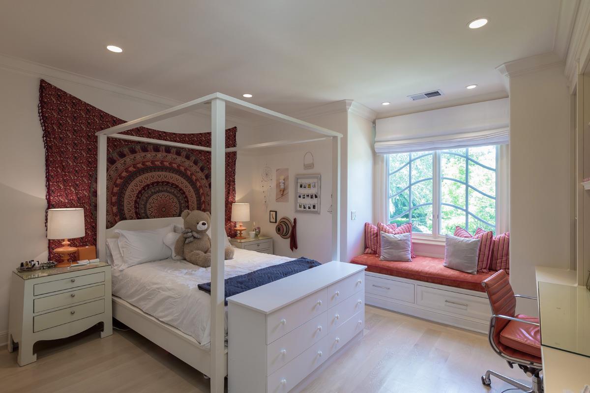 87 Patricia Drive Atherton, CA 94027 - Photo 21 of 41 a bed room with a bed and a couch