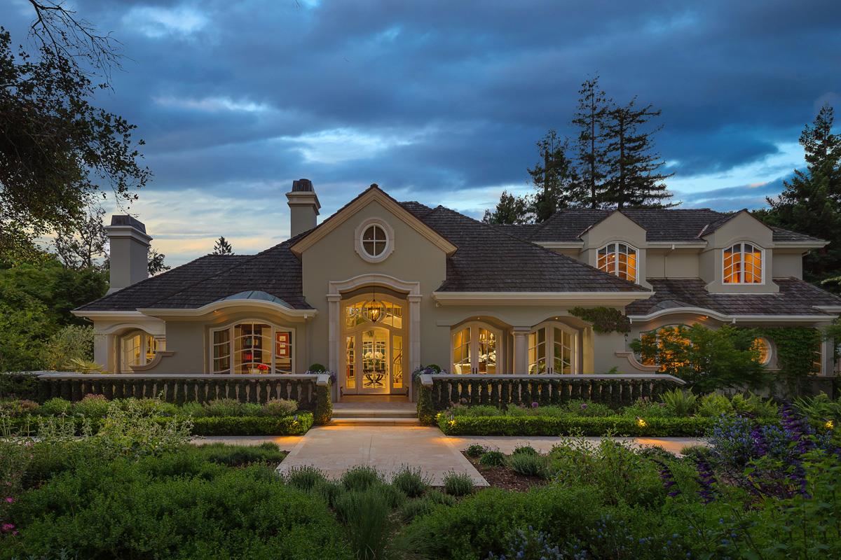 87 Patricia Drive Atherton, CA 94027 - Photo 39 of 41 a view of front a house with a garden