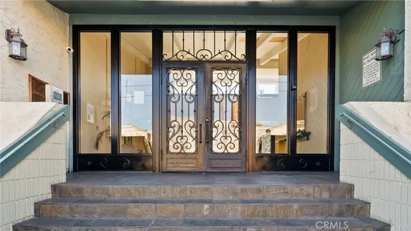 a view of front door