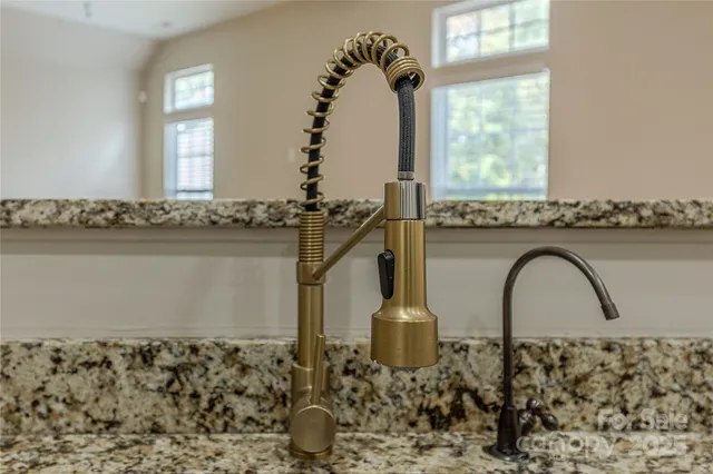 a close view of sink and tap