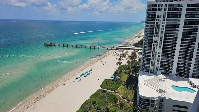 a view of a lake with a outdoor space