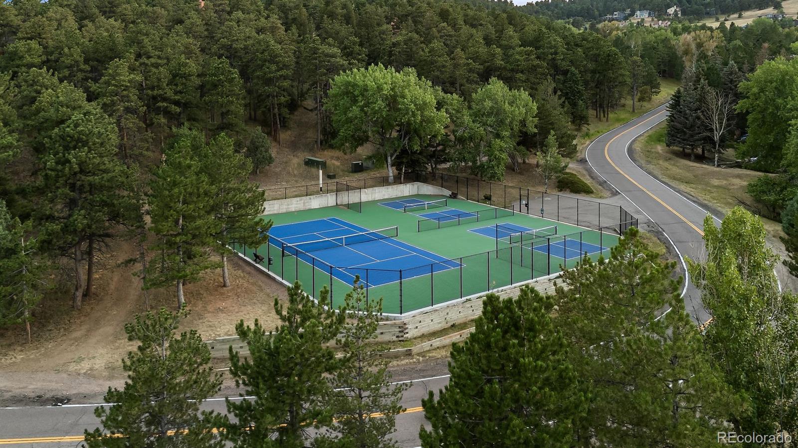 23860 Genesee Village Road Golden, CO 80401 - Photo 36 of 36 a view of a backyard with swimming pool