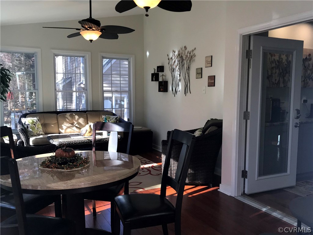 14815 Acorn Ridge Road Midlothian, VA 23112 - Photo 5 of 33 a view of a dining room with furniture and chandelier
