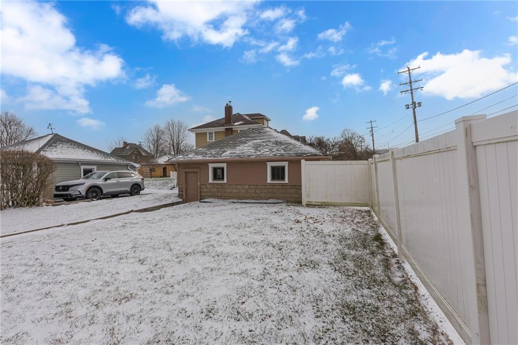 1195 4th Street Beaver, PA 15009 - Photo 7 of 32 Back Yard Towards 2 Stall Garage