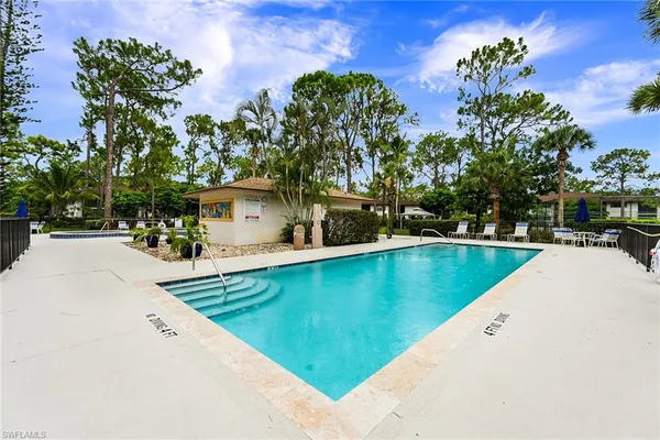 a view of outdoor space yard deck patio and swimming pool