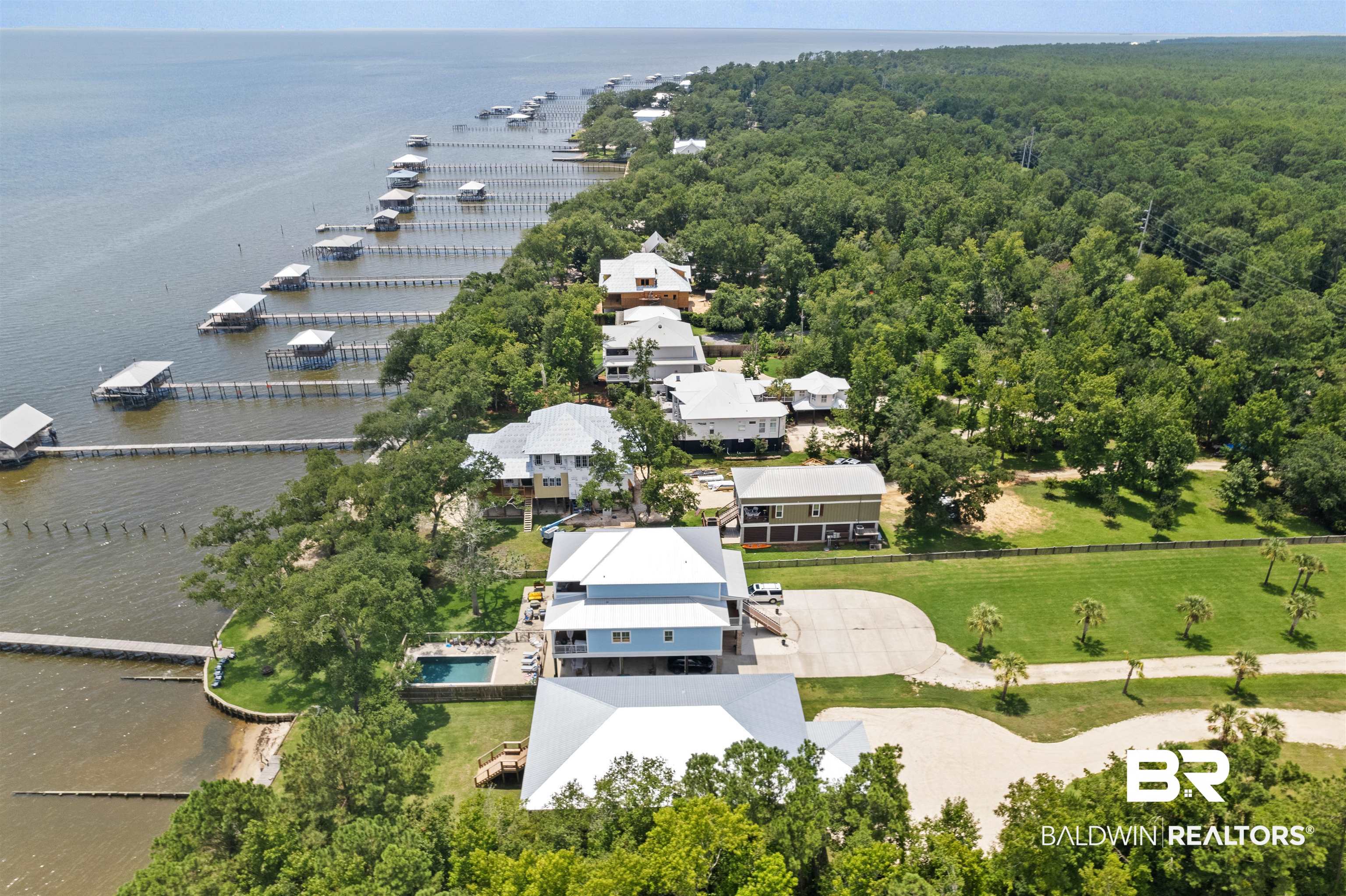 10507 County Road 1 Fairhope, AL 36532 - Photo 56 of 59 Birds eye view of property with a water view